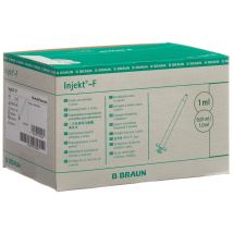 B. Braun Injekt F Spritze 1 ml ohne Kanüle