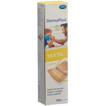 DermaPlast TEXTIL Centro 3cmx4cm hautfarbig