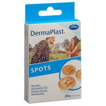 DermaPlast Spots rund hautfarbig