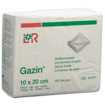 Gazin Mullkompressen 10x20cm 12-fach/17-fädig ohne RK