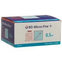 BD Micro-Fine+ U100 Insulin Spritze 12.7x0.33