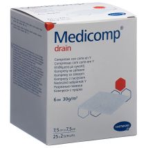 Medicomp drain 7.5x7.5 steril