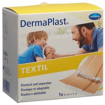DermaPlast TEXTIL Schnellverband 6cmx5m beige