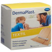 DermaPlast TEXTIL Schnellverband 8cmx5m beige
