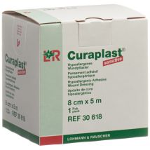 Curaplast pansement adhésif 8cmx5m chair