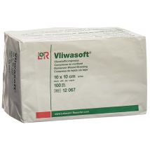 Vliwasoft Vliesstoffkompressen 10x10cm 6-lagig