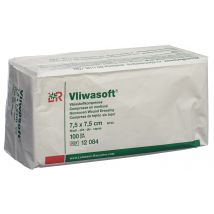 Vliwasoft Vliesstoffkompressen 7.5x7.5cm 6-lagig