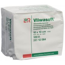 Vliwasoft Vliesstoffkompressen 10x10cm 4-lagig