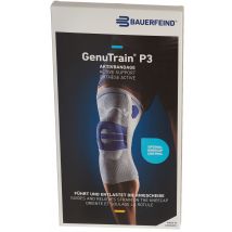 BAUERFEIND GenuTrain P3 orthèse active Grösse 4 gauche titane