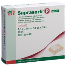 Suprasorb P Schaumverband 7.5x7.5cm selbstklebend