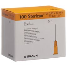 Sterican Nadel 20G 0.90x40mm gelb Luer