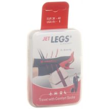 Jet Legs Travel socks 41-45 black