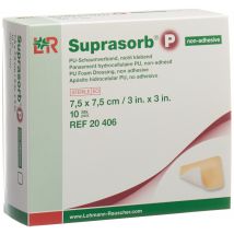 Suprasorb P Schaumverband 7.5x7.5cm nicht klebend