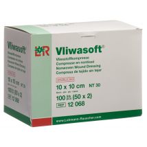 Vliwasoft Vliesstoffkompressen 10x10cm 6-lagig steril