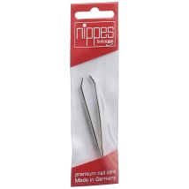 nippes Pinzette 8 cm gebogen vernickelt