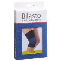 Bilasto Kniebandage L schwarz/blau