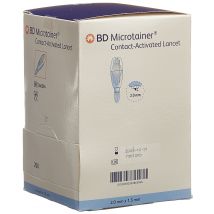 BD Microtainer kontaktaktivierte Lanzetten für die Kapillarblutentnahme 1.5x2mm blau