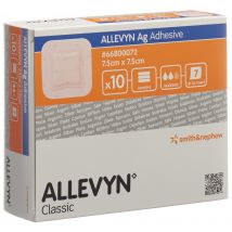 ALLEVYN Ag ADHESIVE Wundkompresse 7.5x7.5cm
