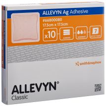 ALLEVYN Ag ADHESIVE Wundkompresse 17.5x17.5cm