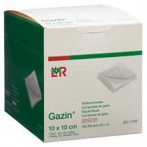 Gazin Mullkompress Set 10x10cm 12-fach steril