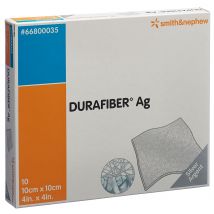 DURAFIBER Ag Wundaufle 10x10cm steril