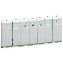 Pilbox City Medikamentenspender 7 Tage Wochenspender