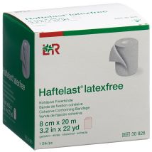 Haftelast latexfrei kohäsive Fixierbinde 8cmx20m creme