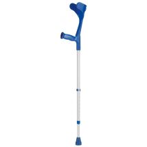 Ossenberg Krücke alu/blau Hartgriff 140kg