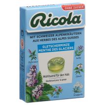 Ricola Gletscherminze Kräuterbonbons ohne Zucker mit Stevia