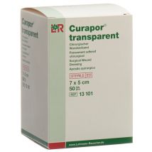 Curapor Wundverband 7x5cm transparent