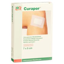 Curapor Chirurgisch Wundverband 7x5cm steril