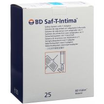 BD cathéter veineux de sécurité 22G 0.9x19mm avec raccord en Y bleu
