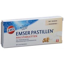 EMSER PASTILLEN zuckerfrei mit Ingwer