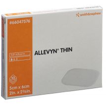 ALLEVYN THIN Wundverband 5x6cm
