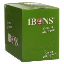 IBONS Ingwer Bonbon Display Zitrone ohne Zucker 10x75g