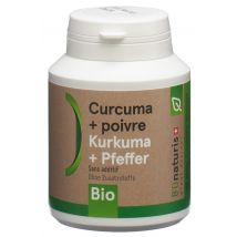 BIOnaturis Kurkuma + Pfeffer Kapsel 260 mg Bio