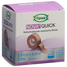 flawa Nova Quick kohäsive Reissbinde 2.5cmx4.5m hautfarbig