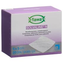 flawa Solvaline N N compresses 5x5cm stérile