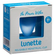 Lunette coupe menstruelle Grösse 2 bleu
