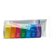 SUPAIRBOX 1x7 doseur hebdomadaire français/allemand rainbow