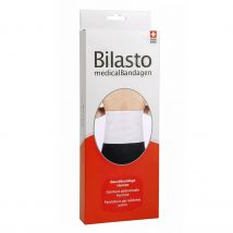 Bilasto Bauchbandage Herren L weiss mit Micro-Klettverschluss