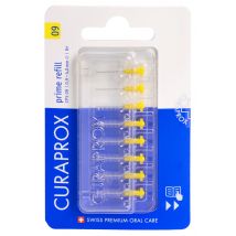 Curaprox CPS 09 prime refill Interdentalbürste gelb