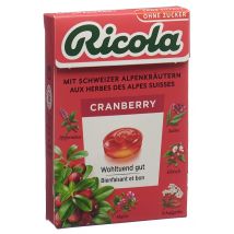 Ricola Cranberry Kräuterbonbons ohne Zucker mit Stevia