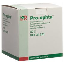 Pro-ophta D Augenverband lichtdicht hautfarbig