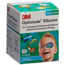 Opticlude Silicone pansement orthoptique 5x6cm mini boys