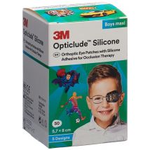 Opticlude Silicone Augenverband 5.7x8cm Maxi Boys
