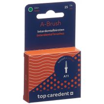top caredent A-Brush - 11 IDBH-GK Interdentlbürsten grün konisch