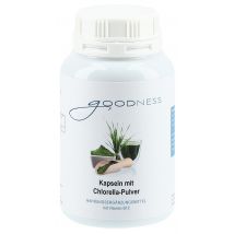 Goodness Chlorella Pulver mit Vitamin B12 Kapsel 600 mg
