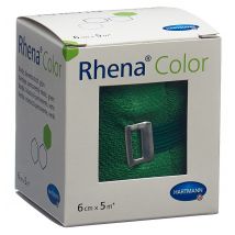 Rhena Color Elastische Binden 6cmx5m grün