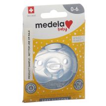 medela Baby Nuggi Soft Silicone 0-6 Blau